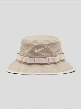 Nike Neutral-Tone Bucket Hat with Swoosh